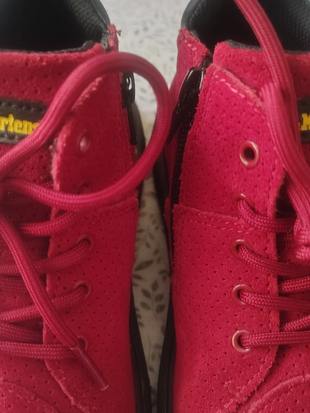 Dr. Martens Kids Red Parker J Size 2